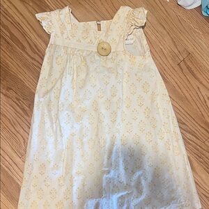 Charming Cream Kids Dress
